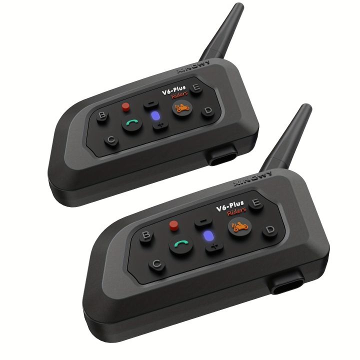 XINOWY%20V6%20Plus%20Motorcycle%20Helmet%20Bluetooth%20Headset%20Intercom%201200M%20Interphone%20Communicator%20Waterproof%206%20Riders%20-%20Image%202