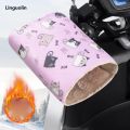 Linguolin New Breathable Electric Vehicle Warm Gloves Waterproof Warm Scooters Hand Guards Windproof Motorcycle Handlebar Gloves Cycling Driving. 