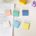 Kitab Kalam Stationery Mart Transparent Sticky Notes (7.5x7.5 CM). 