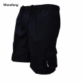 Wenefang Summer Men's Hiking Shorts Thin Workwear Shorts Outdoor Drawstring New Casual Sports Short Pants Beach Pants Hiphop Quarter Trousers. 