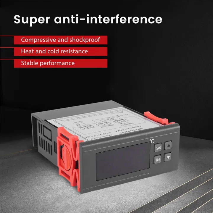 220V/30A%20Digital%20Temperature%20Controller%20Rc-114M%20Thermostat%20Relay%20Output%20-30~300%20Degree%20With%20Sensor%20-%20Image%202