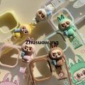 Zhusuowang IUQXU Labubu 3d Doll Zimomo Phone Case Phone14 Suitable For Iphone 1New style 6 Mokoko Silicone Transparent Protective Case Girlfriend Gifts. 