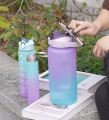 3 in 1 Water Bottles Lock Feature & Top Lid with Times Drink for Office/Home/Sports/outdoor - Water Bottles |. 