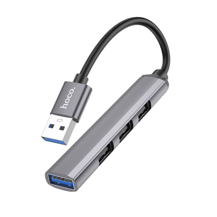 Hoco (HB26) 4 In 1 Adapter(USB to USB3.0+USB2.0*3)