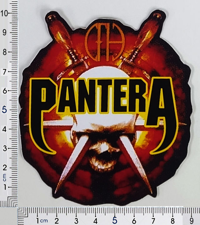 Pantera Music Band Good Quality, Imported Decal Stickers For Motorbike, Scooter, Car, laptop
