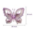Photography Prop Purple Butterfly Aluminum Foil Balloon Newest Birthday Party Decoration Globo Wedding Helium Balloon. 