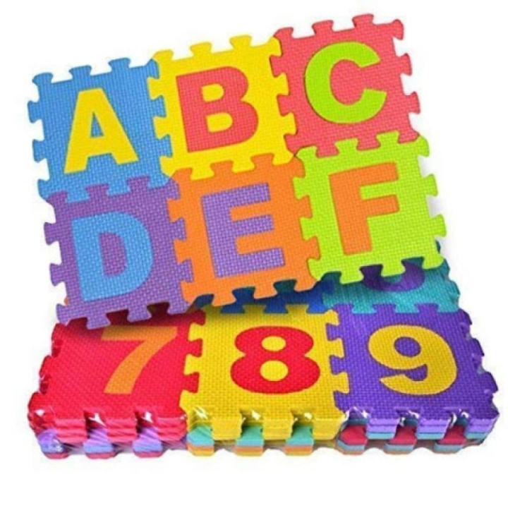 Soft Eva Foam Floor Baby Kids Play Mat Gym Alphabet Numbers Puzzle Mats