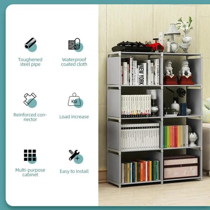 4%20Layers%20Bookshelf%20Storage%20Shelve,%20Book%20Rack%20for%20Books%20Storage%20Organizer%20Children%20Book%20Rack%20Bookcase%20for%20Home%20Furniture%20Cabinet%20Shelves%20for%20Bedroom%20Office%20Living%20Room%20(8-Cubes)%20-%20Image%202