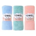1 Piece Coral Velvet Soft Face Hand Towels (35x75cm) Random Colour. 