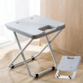 Portable Folding Stool Compact Chair Steel Frame Legs, Outdoor Travel, Beach, Fishing, BBQ, Etc. 