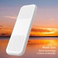 Musical Box Portable Under Pillow Bluetooth Speaker Ultrathin Bluetooth 5.3 Bone Conduction Speaker Timed Shutdown Mini Sleep Speaker Sleep Aid. 