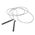 Black Jump Rope Ultra-Speed Ball Bearing Skipping Rope Steel Wire Jumping Ropes For Boxing Gym Fitness Training. 