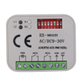 JINMY 2X Universal Garage Door Remote Control Receiver 2CH Controller Switch for Transmitter RX Multi Frequency 433-900MHz. 