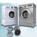 4 Pcs Anti Vibration,Washing Machine Stand,Anti Shock, Refrigerator Pad And Washing Machine With Suction Cup Feet, Fridge Washing Machine Feet Pads Leveling Feet Anti Walk Pads Shock Absorber Furniture Lifting Base, Floor Protector. 
