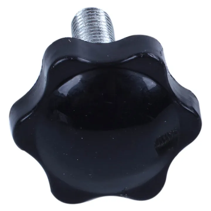 FORIDE%206%20Pcs%20M8%20x%2030mm%20Male%20Thread%2032mm%20Star%20Clamping%20Knob%20Black%20-%20Image%202