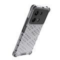 Case For Xiaomi Poco X6 Neo 5G Transparent Honeycomb , [Anti-Scratch Hard PC Back Back + Soft TPU Bumper]  Shockproof Cover Xiaomi Poco X6 Neo 5G. 