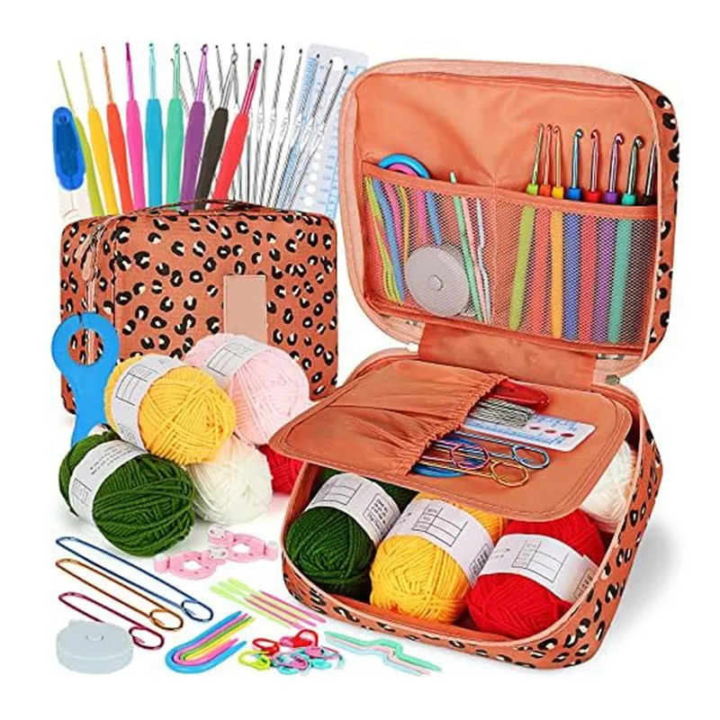 Professional Crochet Kit9 Crochet Hooks Ergonomic Soft