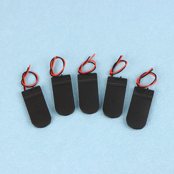 5Pcs%20Button%20Coin%20Cell%20Battery%20Holder%20Case%20Cover%20With%20ON-OFF%20Switch%20Leads%20Wire%20Battery%20Box%20Single%20Dual%20Slots%20Gonghpng%20-%20Image%204