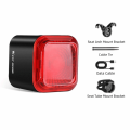 Intelligent IP55 Waterproof Smart Brake Bicycle Taillight Type-C Rechargeable Seat Bow Mount Auto Start/Stop Tail Light Battery Display Brake Sensing Intelligent Brake Sensing Taillight Night Riding. 