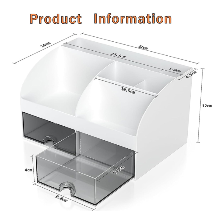 Desk%20Organiser-Office%20Organiser%20with%206%20Compartments%20and%202%20Small%20Drawers,%20Desk%20Storage%20Box%20for%20Pen%20Holders,%20Remote%20Pink%20-%20Image%207