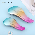 DISICHEN Fashion 1pc Magic Anti-static Hair Brush Handle Plastic Electroplate Comb Shower Shampoo Massage Comb Salon Hair Styling Tools. 