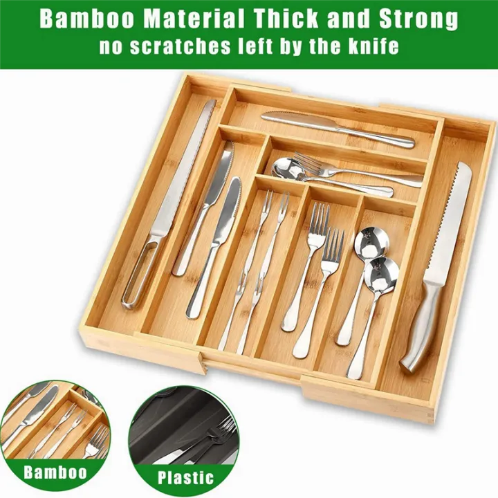 ARELENE%20Bamboo%20Expandable%20Drawer%20Organizer,%20Silverware%20Organizer%20for%20Kitchen,%20Silverware,%20Cutlery%20and%20Makeup%20Drawers.%20-%20Image%203