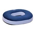 Orthopedic Soft Foam Donut Ring Cushion Pillow for Piles, Hemorrhoids Coccyx Tailbone Fistula Sciatica Post Natal Chair Lumar Pain Relief During Pregnancy, Seat Pillow, Washable, Blue. 