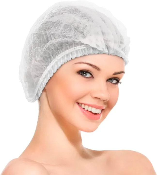 Disposable%20Cap%20Stretchable%20White%20Caps%20-%20Head%20Cover%20Hair%20For%20Cooking%20&%20Hygiene(100%20Pieces)%20-%20Image%202