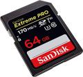 64Gb Extreme Pro Sdxc Uhs-I Card 170 Mb/S. 