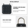 Smart padlock CR2032 battery password lock. 