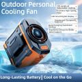 Multifunctional Wearable Waist Mounted Fan 199 Speed Powerful Hanging Neck Fan Portable Wireless Personal Cooling Fan Office. 