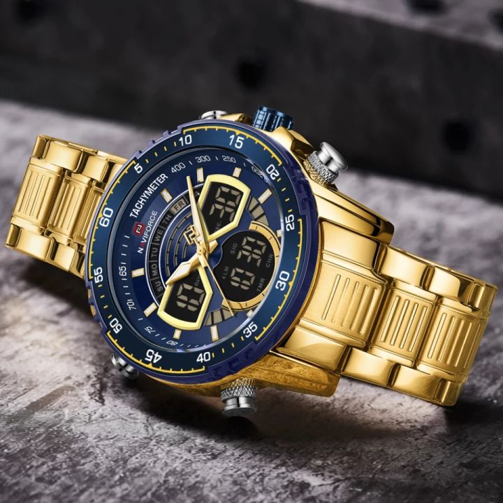 NAVIFORCE%20NF9189%20Stainless%20Steel%20Dual%20Movement%20Digital%20Analog%20Dark%20Night%20Display%20Quartz%20Watch%20For%20Men%20-%20Image%205