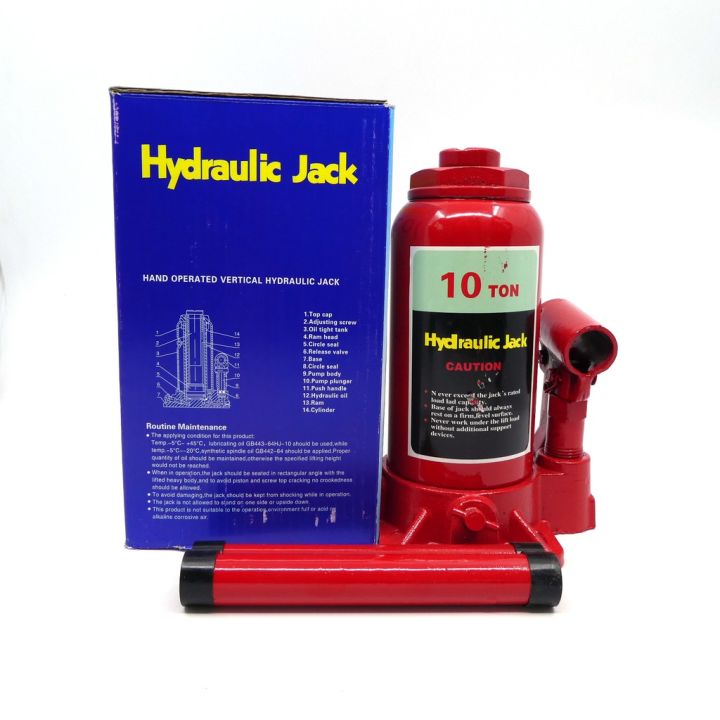 10 Ton Hydraulic Jack For Car Lifting Device To Lift Heavy Loads