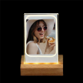 Sojhoop 3 Inch Frame for Mini 12 Film LED Light Transparent Photo Frame for Instant Camera Mini 11 Photo Table. 