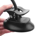 fasdaga 2X Portable Mini Clip Stroller Fan,3 Speeds Settings,Flexible Bendable USB Rechargeable Quiet Desk Fan, Navy Blue. 
