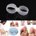 HOT Loss Weight Reduce Magnetic Silicone Foot Care Diet Foot Massager Double Toe Rings 1Pair=2Pcs Weight Loss Slimming Ring Feet. 