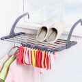 Multifunctional Balcony Folding Clothes Hanger Hanging Type Air-drying Rack and Window Airing Frame. 