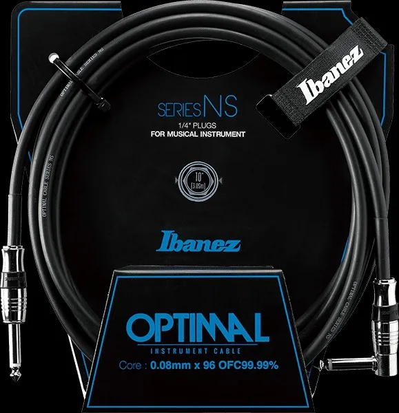 Ibanez%20Guitar%20Cable%20NS10L%20Straight%20to%20Right%20Angle%20Instrument%20Cable%20-%20Image%203