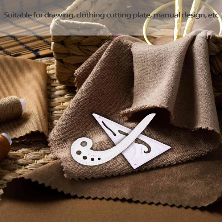 Sewing%20Ruler%20Set%20(4%20Pcs)%20-%20Metric%20Ruler%20Set%20French%20Curve%20Pattern%20Grading%20Ruler%20Dressmaking%20Drawing%20Drafting%20Measure%20Template%20Tools%204%20Style%20For%20Designers%20-%20Image%205