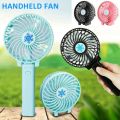 Portable USB  Rechargeable Battery Fan Air Cooler handy Mini Fan. 