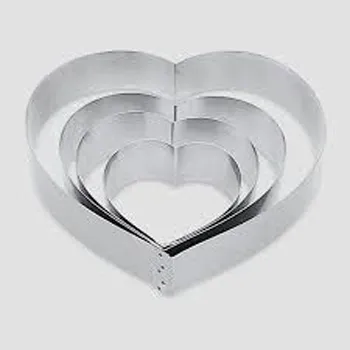 BAKERY%20HUB%205%20Piece%20Stainless%20Steel%20Heart%20Shaped%20Cake/Bakery%20Cutter%20%206,%207,8,%209%20&%2010%20inch%20(Pack%20of%205%20Heart%20Shaped%20Cutters)%20-%20Image%202