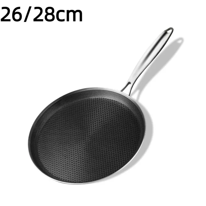 Thickened%20Stainless%20Steel%20Crepe%20Pan%20Non-Stick%20Honeycomb%20Coating%20Frying%20Pan%20Pizza%20Tray%20Kitchen%20Cookware%2026/28cm%20Pancake%20Egg%20Pan%20All%20Stoves%20-%20Image%202