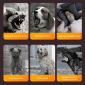 Portable Smart Ultrasonic Dog Repeller LED Light Handheld Bark Deterrent Device Anti Bite Safe Dog Training Tool Outdoor Use. 