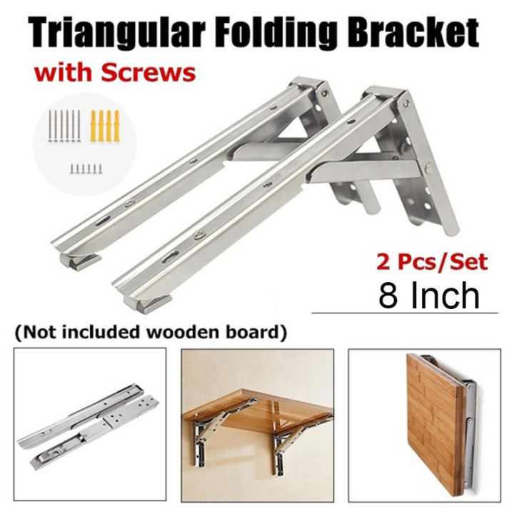 thumbnail image 2 of Stanley 8 Inch X 10 Inch White Metal Shelf Brackets – Pack Of 20 – Wall Mountable Traditional L Brackets 2 of 6
