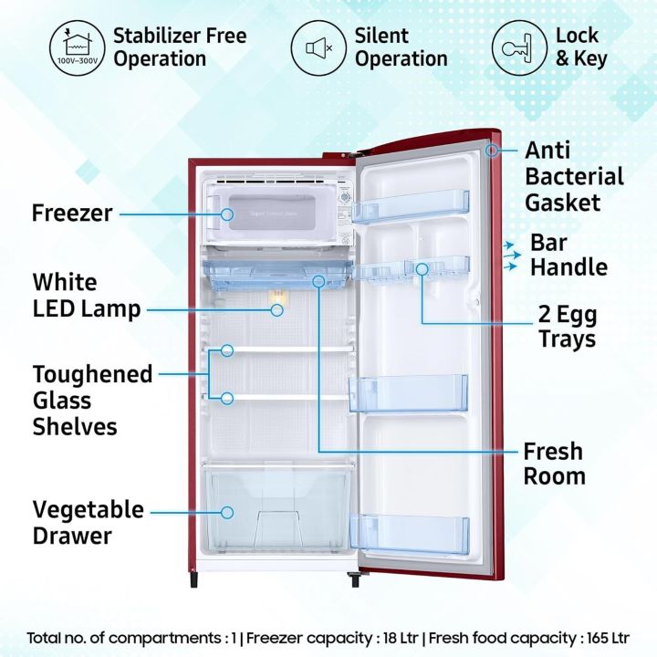 Samsung%20192L%20Single%20Door%20Refrigerator%20=%20RR20C20C2RH%20with%20Digital%20Inverter%20Technology,%20Energy%20Saving%20Performance,%20Fast%20Direct%20Cooling%20System,%20Low%20Noise%20Operation,%20Stabilizer%20Free,%20Durable%20Build%20&%20Stylish%20Scarlet%20Red%20Finish%20-%20Image%204
