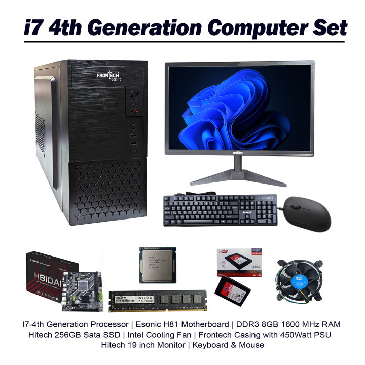 Desktop Computer Set i7 4th Generation