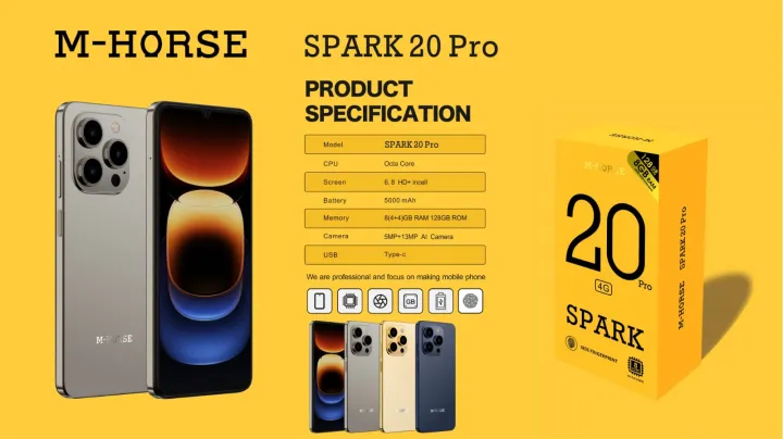 M-HORSE Spark 20 Pro 8/128