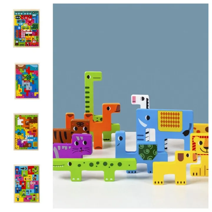 Creative%20Geometric%20Three-dimensional%20Puzzle%20Boards%20Space%20Training%20Colorful%20Shape%20Matching%20Puzzle%20Occupation%20Tangram%20Wooden%20Animal%20Jigsaw%20Kids/Children/Toddler%20-%20Image%207