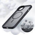 Magnetic Case for iPhone 12 Pro Max Translucent Matte Back Cover. 