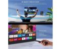 HISENSE 32A6200F 32" Google Android Smart Tv With Bazel Less Design & Voice Command Remote. 